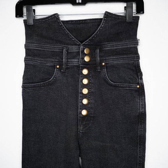 Mother The Swooner Exposed Snap Ankle Skinny I34 - Picture 7 of 13